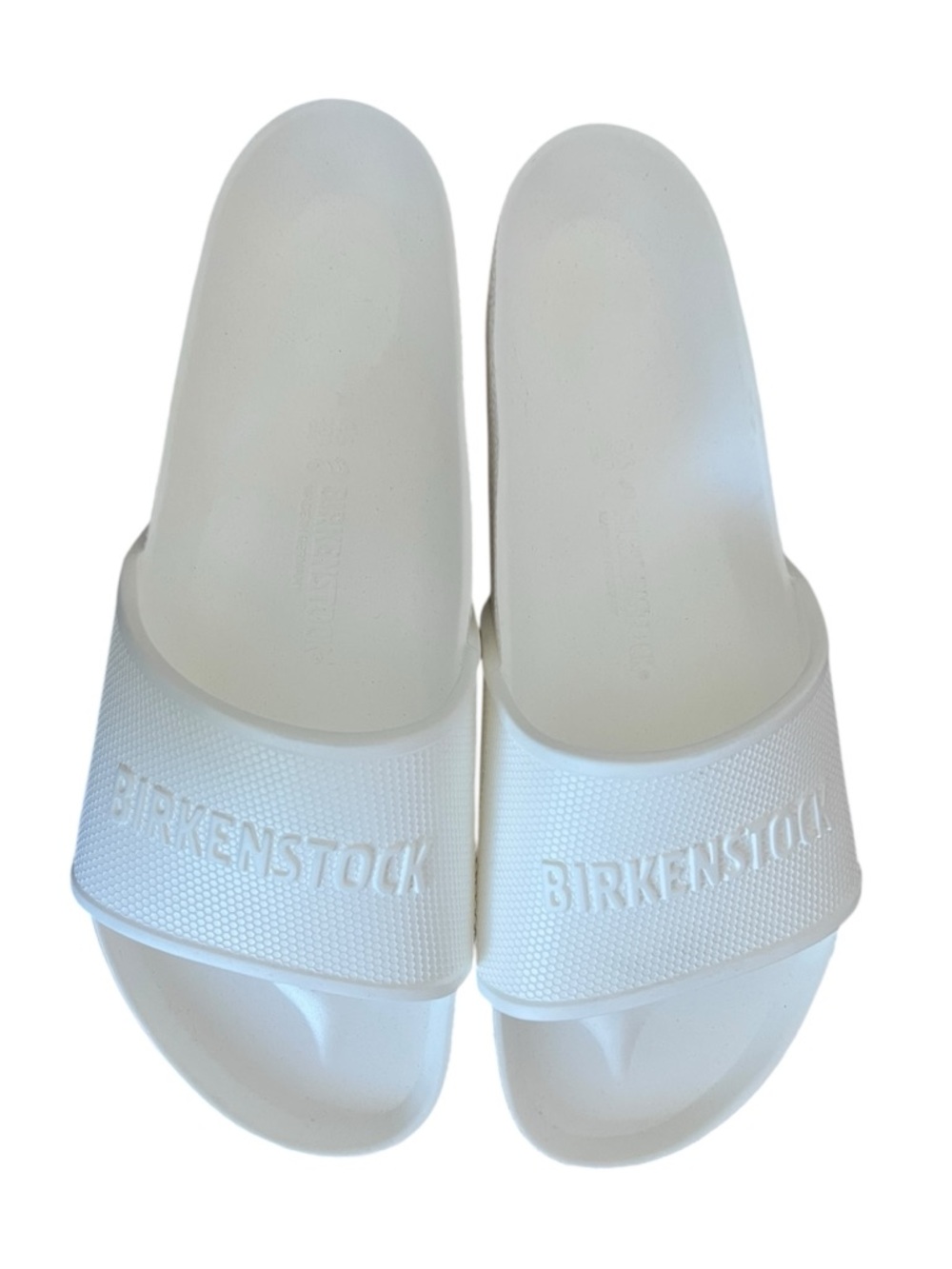 Birkenstock Barbados Essentials EVA White Slides Size 13